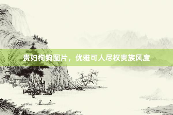 贵妇狗狗图片，优雅可人尽权贵族风度
